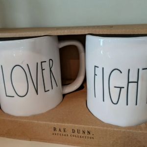 Rae Dunn lovers fighter mugs